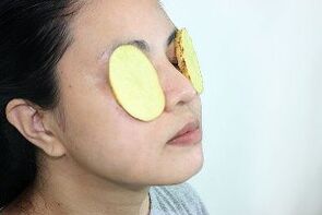 use of potatoes for rejuvenation around the eyes